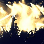 Foto einer Menschenmenge auf einem Konzert